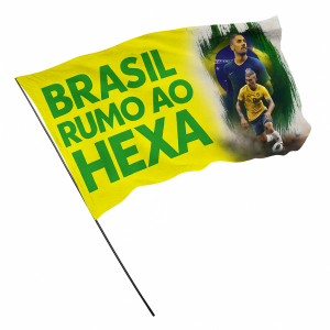 Bandeira Microfibra | 100x140cm Tecido Microfibra 100x140cm 4x0 -  Só Frente  Haste e Costura Impressão Sublimática