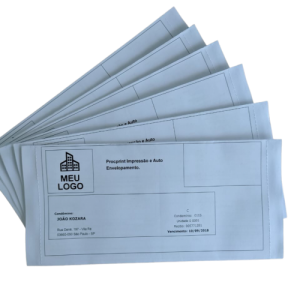 Boleto Comunicado  e Mala Direta Preto e Branco - Impressão e Envelopamento de Cobranças Sulfite 75gr 21x29.7 1/1 - Preto e Branco Frente e Verso  Dobra + Serrilha + Cola Impressão Laser - P/B