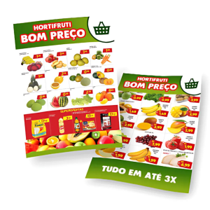 Folheto 80g | 40x56cm | 4/4 - Frente e Verso Couchê 80gr A2 - 40x56 cm 4x4 - Frente e Verso   