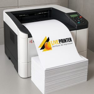 Impressão Colorida Laser - A4 Papel Offset / Sulfite 75gr A4 Colorido  Sem Acabamento 