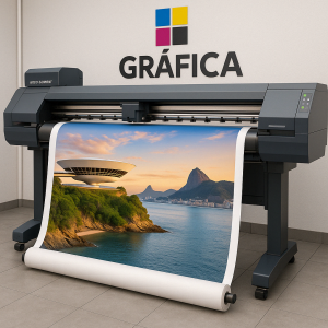 Impressão em Lona Front 440g com Bainha e Ilhós Lona Front 440gr Largura Máxima 3,10 metros 4/0 - Só Frente  Bainha e Ilhós Impressão Digital