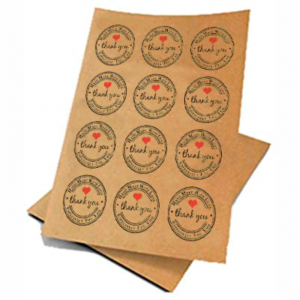 Kraft Adesivo SRA3 com Corte Contorno Adesivo Kraft 32x45.70 4x0 - Só Frente  Meio Corte Impressão Laser