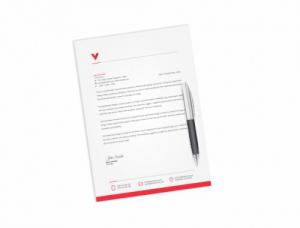 Papel Timbrado A4 Personalizado - Só Frente – Offset 90g para Empresas e Profissionais Offset 90g/m² 21x30 cm 4x0 -  Só Frente   Impressão Offset